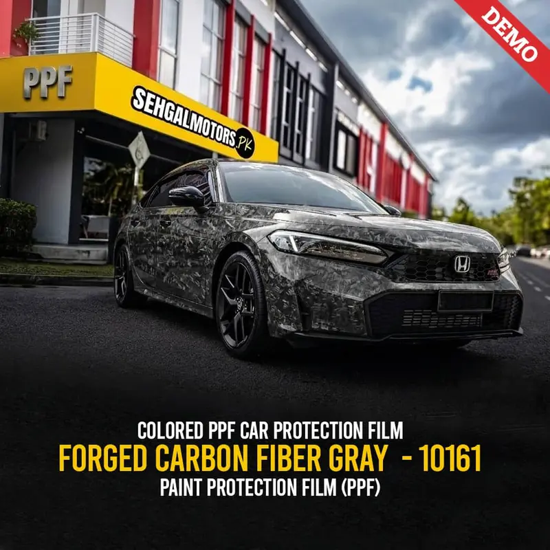 Colored Ppf Car Protection Film Forged Carbon Fiber Gray - 10161 1
