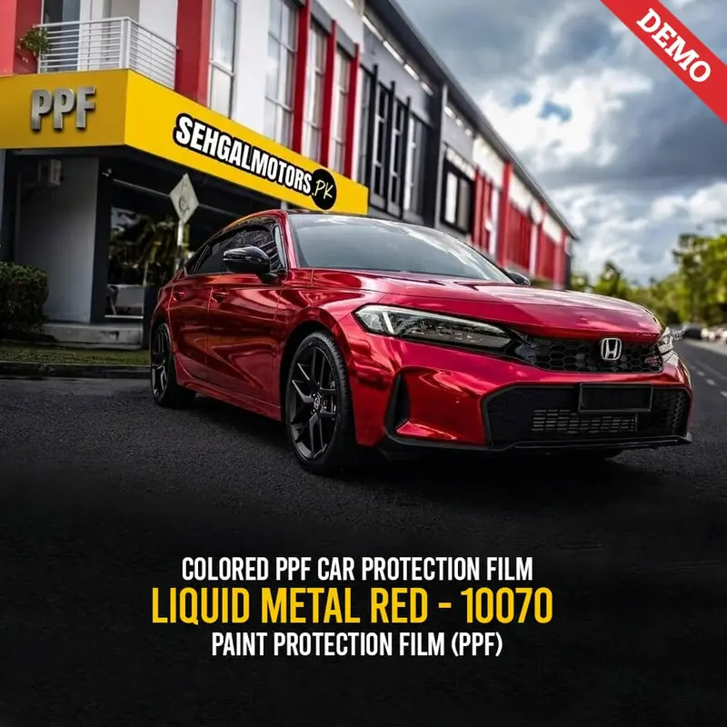 Colored Ppf Car Protection Film Liquid Metal Red - 10070 1