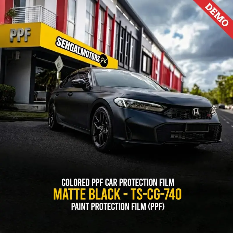 Colored Ppf Car Protection Film Matte Black - Ts-Cg-740 - Paint Protection Film (Ppf) 1
