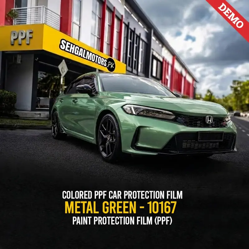 Colored Ppf Car Protection Film Metal Green - 10167 1