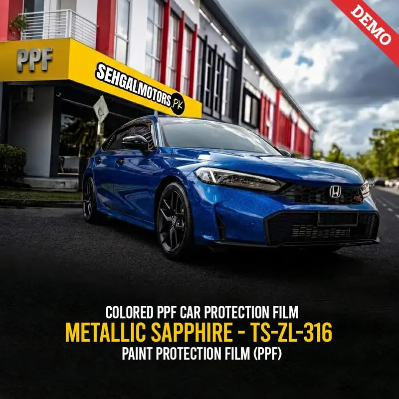 Colored Ppf Car Protection Film Metallic Sapphire - Ts-Zl-316 - Paint Protection Film (Ppf) 1