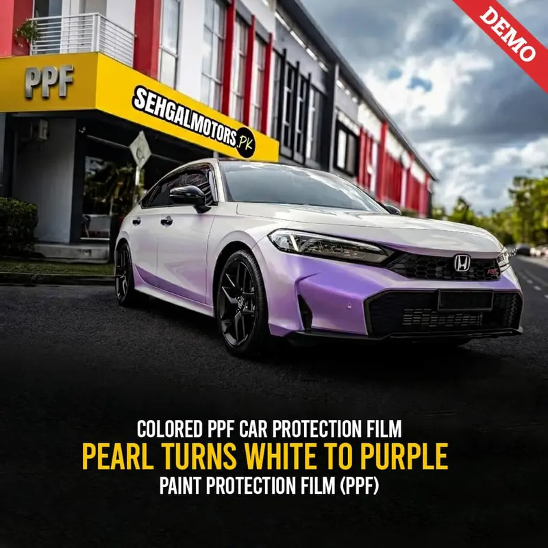 Colored Ppf Car Protection Film Pearl Turns White To Purple - Ts-Bb-204 1