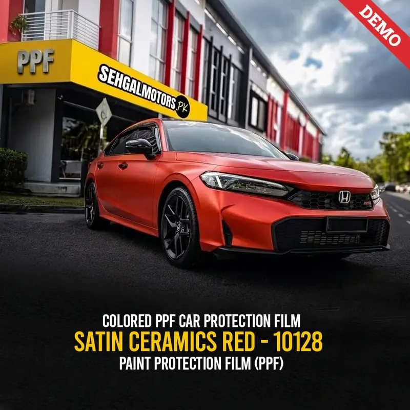 Colored Ppf Car Protection Film Satin Ceramics Red - 10128 1