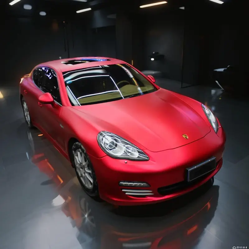 Colored Ppf Car Protection Film Satin Ceramics Red - 10128 2