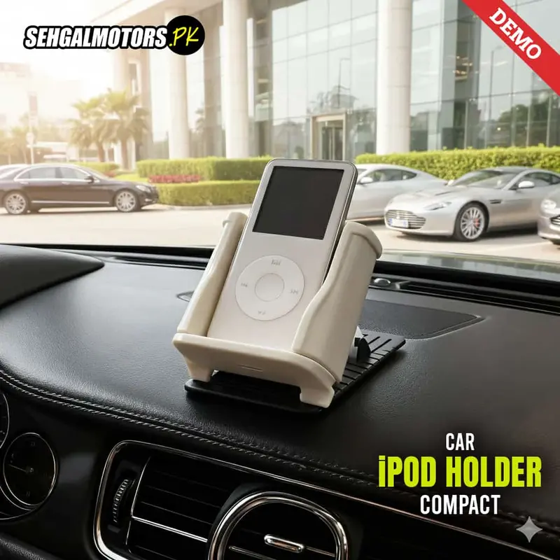 Compact Car Ipod Holder - Strong Grip & Modern Design 1
