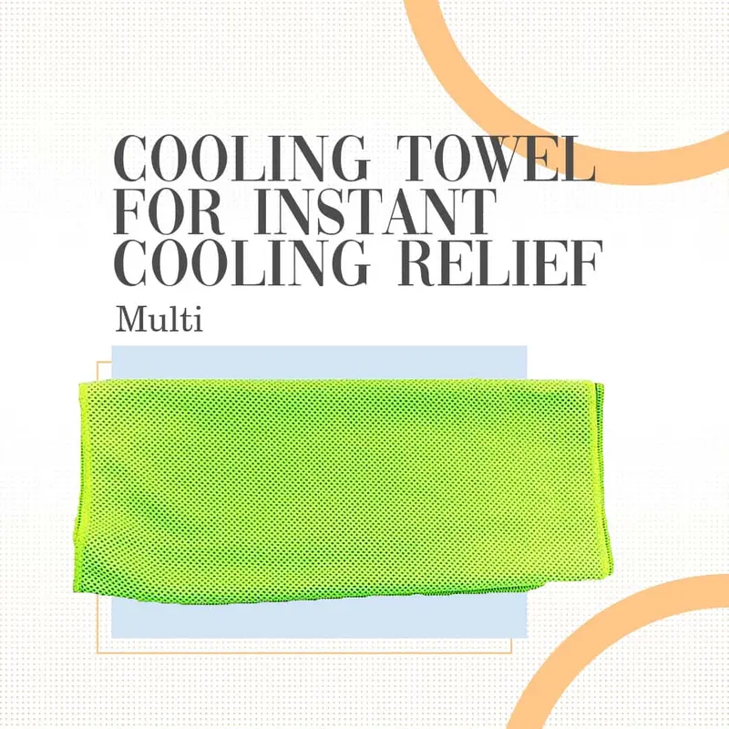 Cooling Towel For Instant Cooling Relief - Multi 1