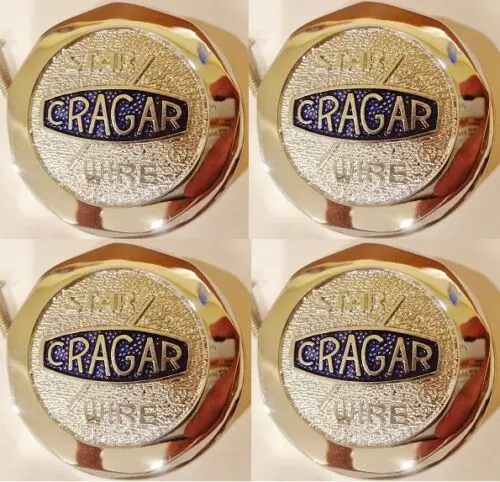 Cragar Star Wire Chrome Center Caps Set Of 4 1