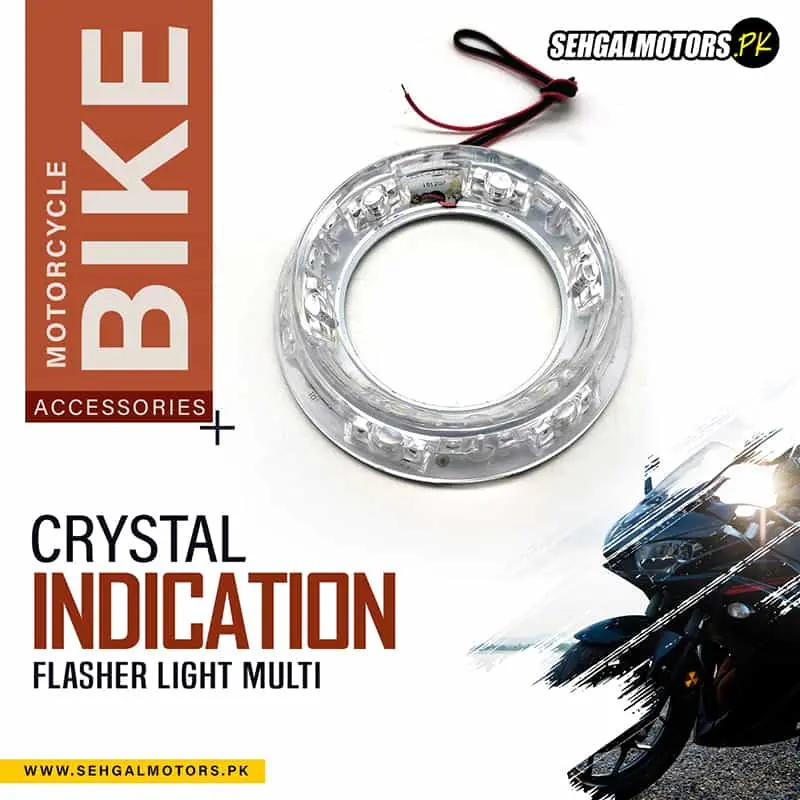 Crystal Indication Flasher Light For Bike Multi A63303 1
