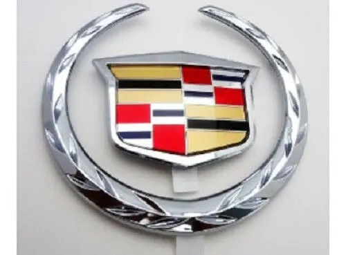 Cts Sedan Rear Trunk Wreath And Crest Chrome 2008-2013 1
