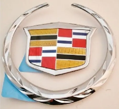 Cts V Sport Rear Wreath And Crest Chrome 2014-2015 1