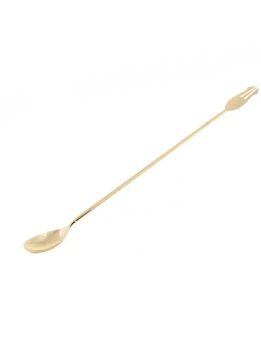 Cuillère Trident 45 Cm Plaqué Or - Yukiwa 1