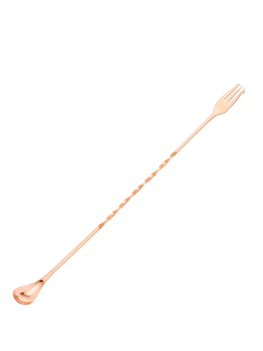 Cuillère Trident 45 Cm Plaqué Rose Or - Yukiwa 1