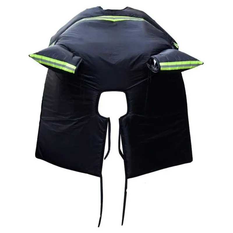 Curved Beam Motorcycle Windshield Quilt Winter Fleece Knee Pads 2
