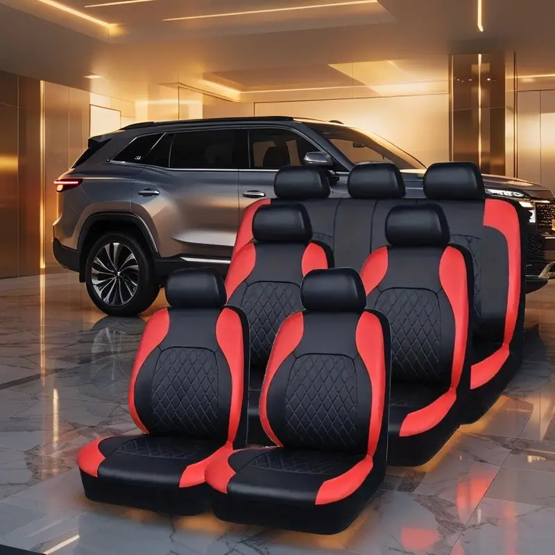 Custom Design Seat Cover For 7 Seater Crossover Cars 1