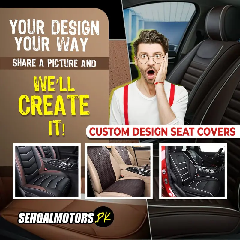 Custom Design Seat Covers 2 Pcs 1