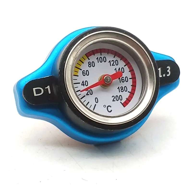 D1-1.3 Spec Thermo Racing Radiator Cap With Water Temperature Meter 2