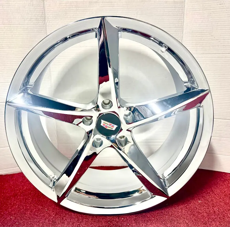 "Dagger" Chrome 20" X 8.5" Set Of 4 Wheels 5X120 Cts Xts Xt4 Ct6 Ct5 1