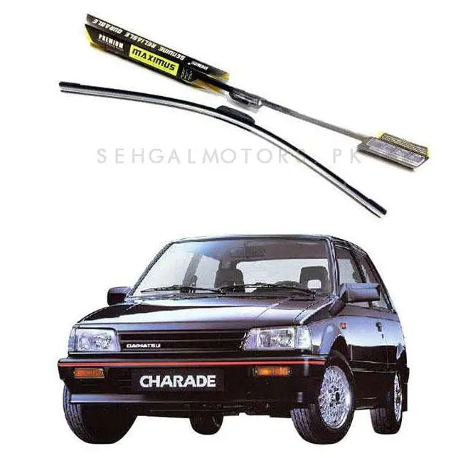 Daihatsu Charade Maximus Premium Silicone Wiper Blades 1983 - 1987 1