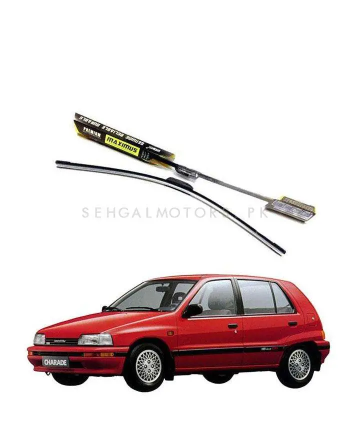 Daihatsu Charade Maximus Premium Silicone Wiper Blades 1987 - 1993 1