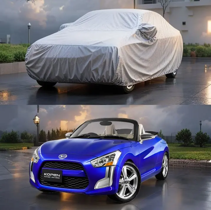 Daihatsu Copen Maximus Non Woven Car Top Cover 2014 - 2017 - - Scratchproof And Waterproof - Without Belt 1