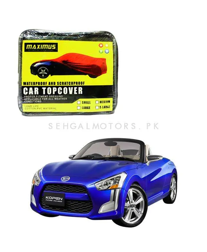 Daihatsu Copen Maximus Non Woven Car Top Cover 2014 - 2017 - - Scratchproof And Waterproof - Without Belt 2