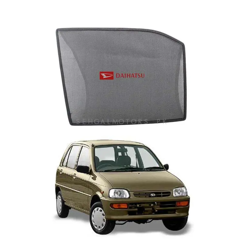 Daihatsu Cuore Foldable & Flexible Sunshade With Logo 2002 - 2012 - Side Sun Shade 1
