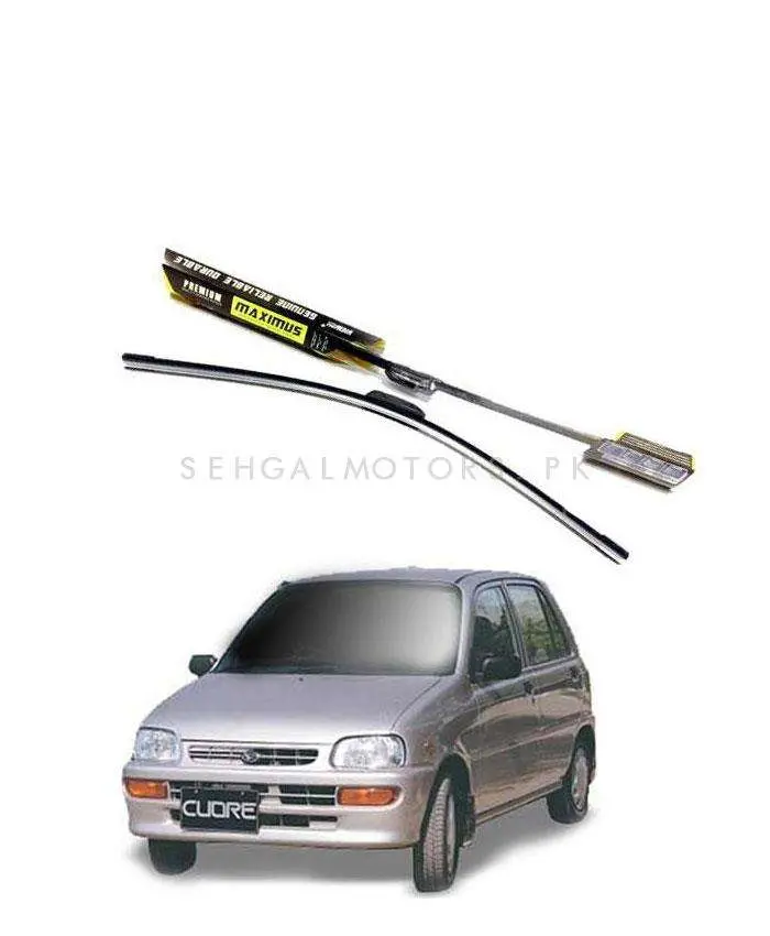 Daihatsu Cuore Maximus Premium Silicone Wiper Blades 2002 - 2012 1