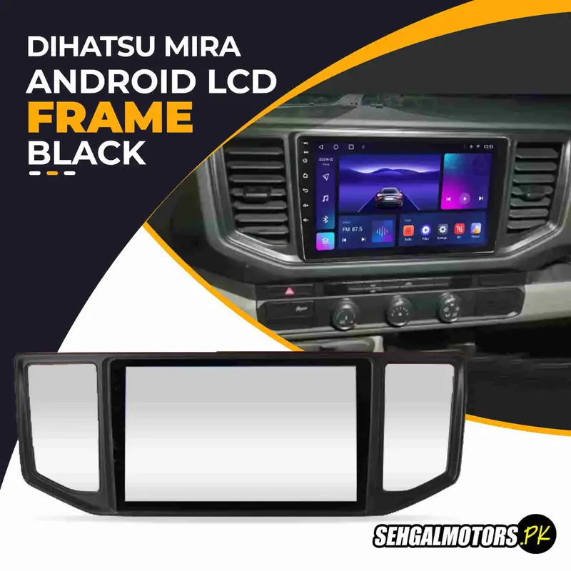 Daihatsu Mira Android Lcd Frame With Grip Black 10 Inches 2019-2024 1