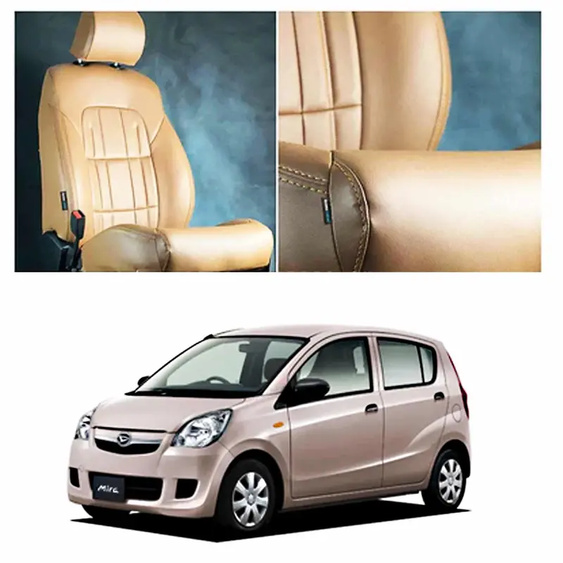 Daihatsu Mira Audi Style Brown Brown Seat Covers 2006 - 2021 1