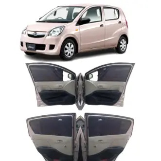 Daihatsu Mira Custom Fit Retractable Curtain 2020 - 2024 - Sun Shade - Parda 2