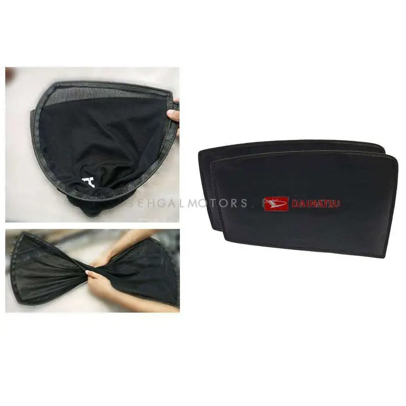 Daihatsu Mira Foldable & Flexible Sunshade With Logo 2006 - 2018 - Side Sun Shade 1