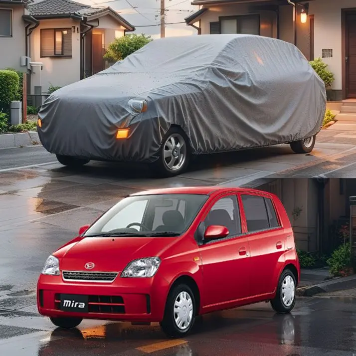 Daihatsu Mira Maximus Non Woven Car Top Cover 2002 - 2006 - - Scratchproof And Waterproof - Without Belt 1