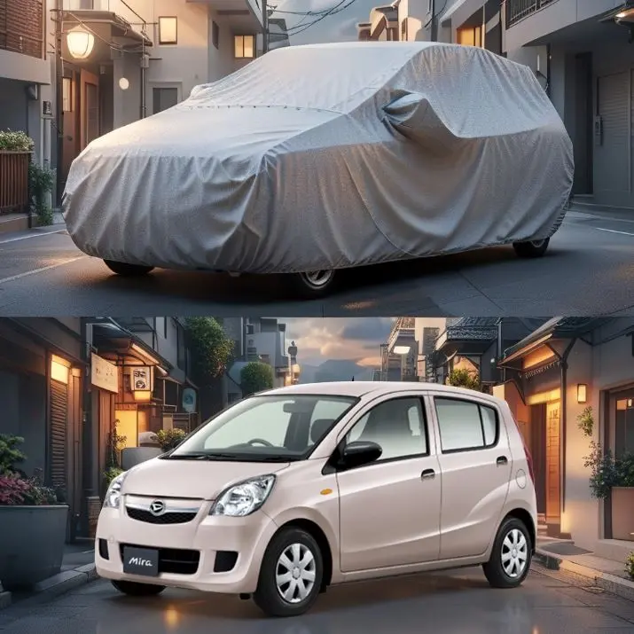 Daihatsu Mira Maximus Non Woven Car Top Cover 2006 - 2017 - - Scratchproof And Waterproof - Without Belt 1
