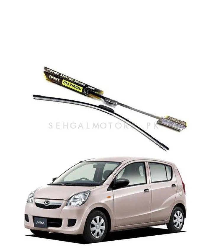 Daihatsu Mira Maximus Premium Silicone Wiper Blades 2006 - 2018 1