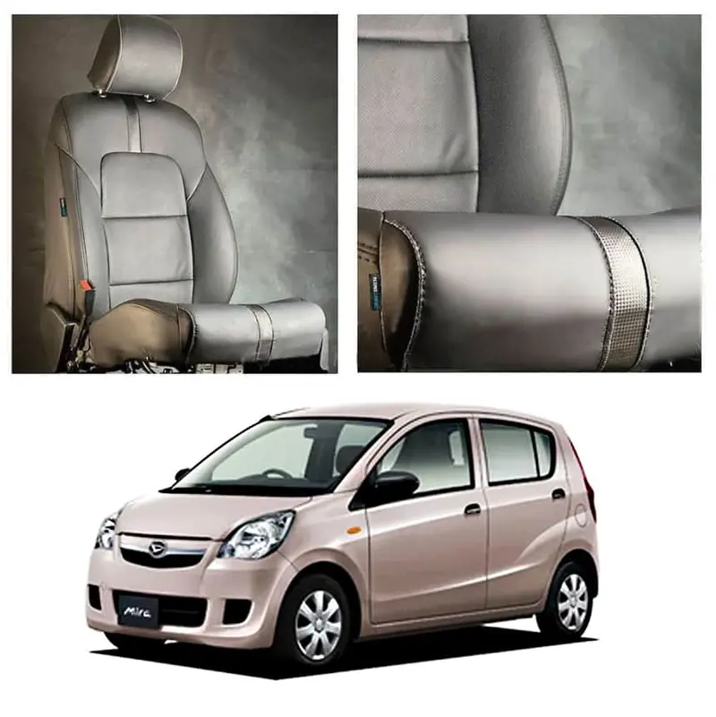 Daihatsu Mira Type R Black Black Seat Covers 2006 - 2021 1