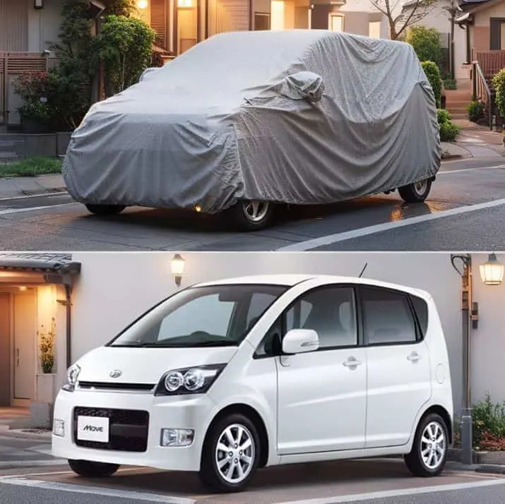 Daihatsu Move Maximus Non Woven Car Top Cover 2006 - 2010 - - Scratchproof And Waterproof - Without Belt 1