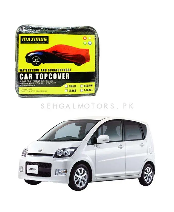 Daihatsu Move Maximus Non Woven Car Top Cover 2006 - 2010 - - Scratchproof And Waterproof - Without Belt 2