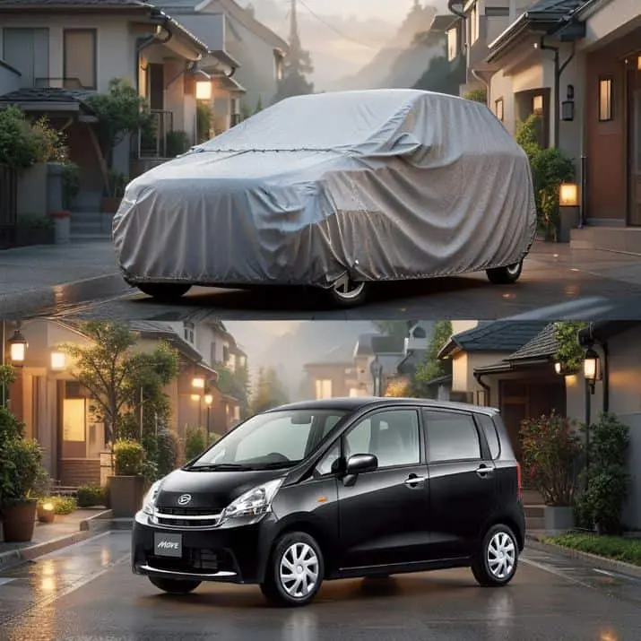 Daihatsu Move Maximus Non Woven Car Top Cover 2011 - 2014 - - Scratchproof And Waterproof - Without Belt 1