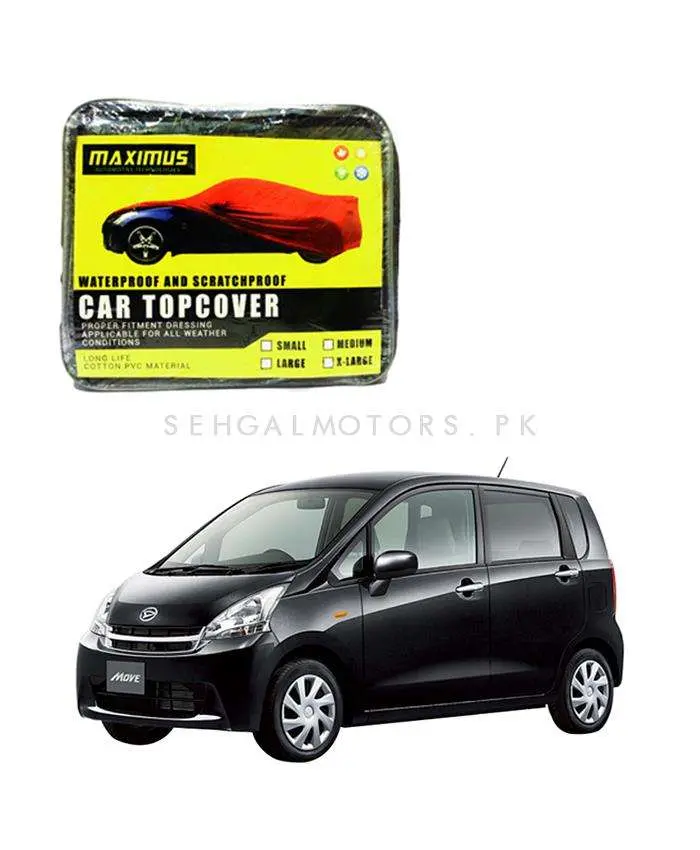 Daihatsu Move Maximus Non Woven Car Top Cover 2011 - 2014 - - Scratchproof And Waterproof - Without Belt 2