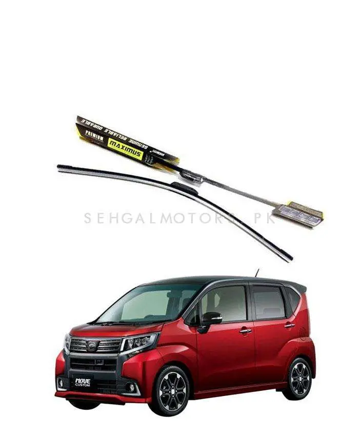 Daihatsu Move Maximus Premium Silicone Wiper Blades 2014 - 2018 1