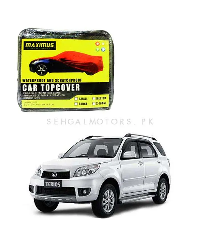 Daihatsu Terios Maximus Non Woven Car Top Cover 2012-2017 - - Scratchproof Waterproof - Without Belt 2