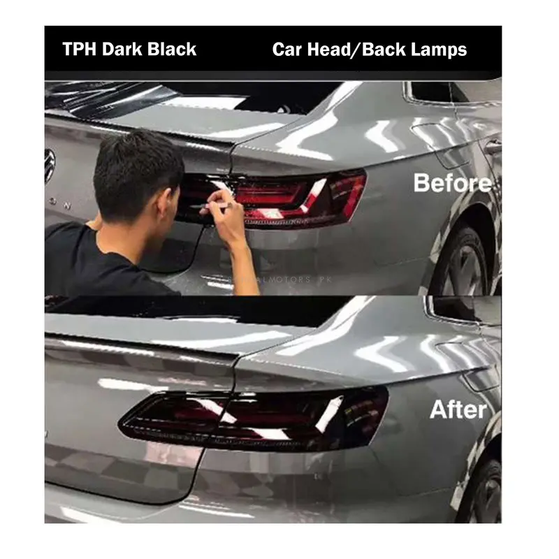 Deep Black Lens Tint Paper 3 Ft - Head And Back Lamps 1
