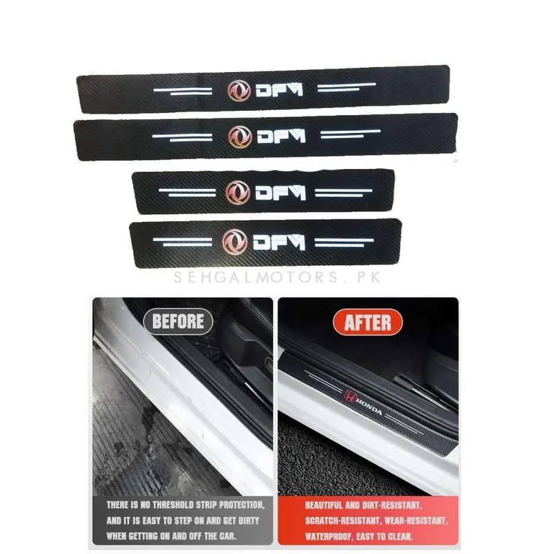 Dfm Logo Side Door Edge Guard - Door Sill Scuff Plate Protection Strip 2