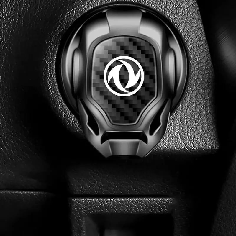 Dfsk Car Engine Push Start Stop Button Carbon Fiber 2