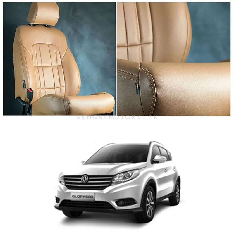 Dfsk Glory 580 Audi Style Brown Brown Seat Covers 2020 - 2025 - 7 Seater 1