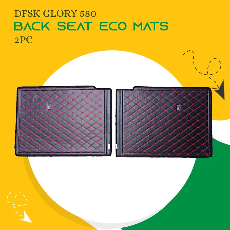 Dfsk Glory 580 Back Seat Eco Mats 2Pc 2020 - 2025 1