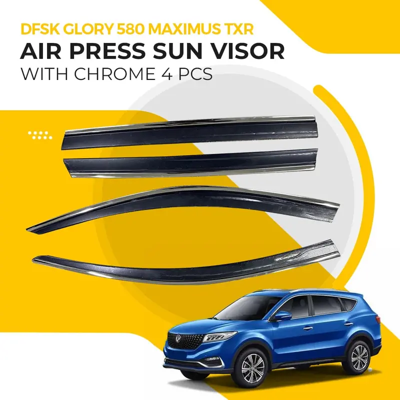Dfsk Glory 580 Maximus Txr Air Press Sun Visor With Chrome 4 Pcs 2020 - 2025 1