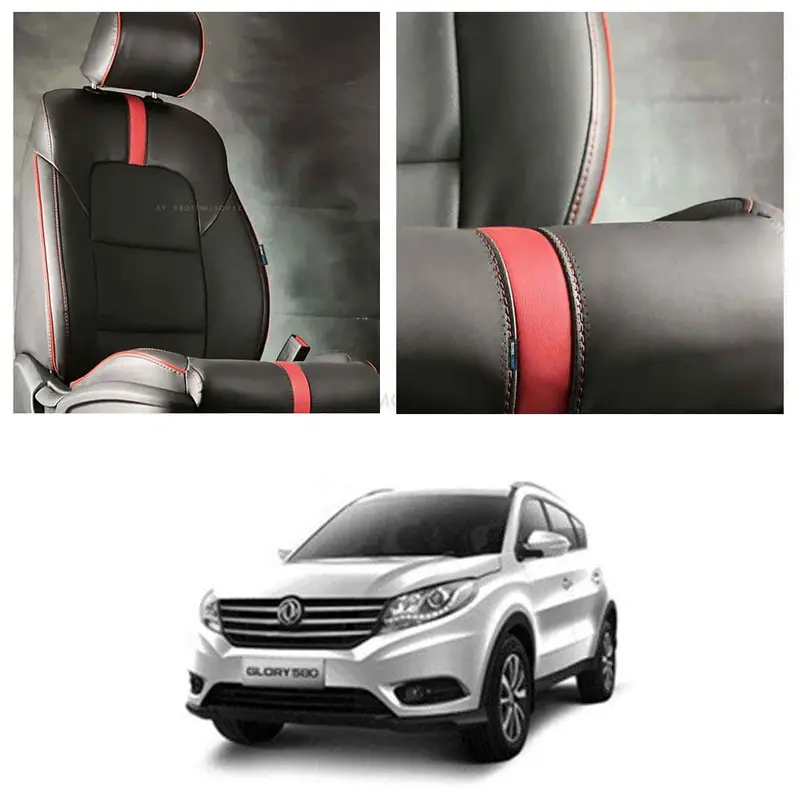 Dfsk Glory 580 Type R Black Red Seat Covers 7 Seater 2020 - 2025 1