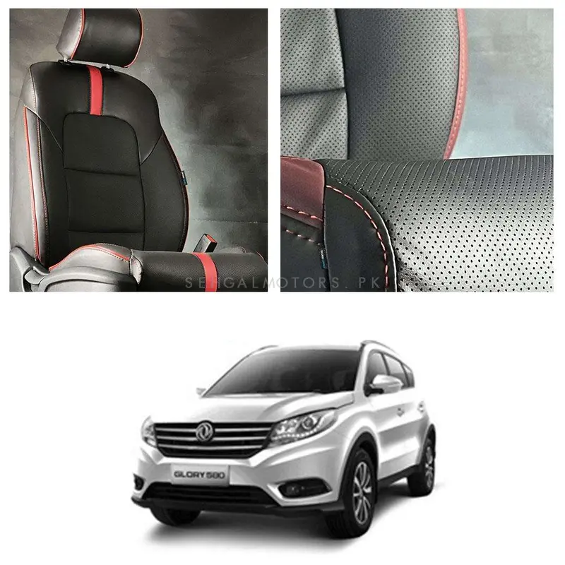 Dfsk Glory 580 Type R Black Red Seat Covers 7 Seater 2020 - 2025 1