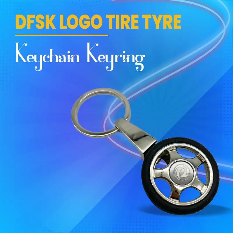 Dfsk Logo Tire Tyre Keychain Keyring 1
